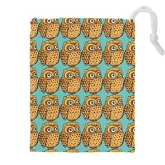 Owl Bird Pattern Drawstring Pouch (4xl) by Grandong