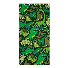 Dino Kawaii Shower Curtain 36  X 72  (stall)  by Grandong