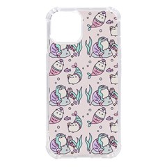 Cartoon Cat Cute Animal Design Drawing Illustration Kawaii Iphone 14 Tpu Uv Print Case