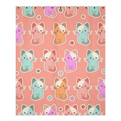 Cute Kawaii Kittens Seamless Pattern Shower Curtain 60  X 72  (medium)  by Grandong