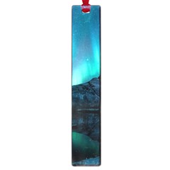 Aurora Borealis Mountain Reflection Large Book Marks