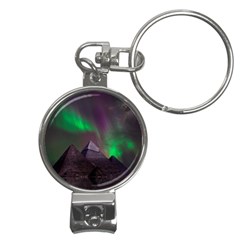 Aurora Northern Lights Phenomenon Atmosphere Sky Nail Clippers Key Chain by Grandong