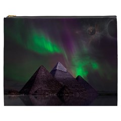 Aurora Northern Lights Phenomenon Atmosphere Sky Cosmetic Bag (xxxl) by Grandong