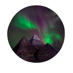 Aurora Northern Lights Phenomenon Atmosphere Sky Mini Round Pill Box (pack Of 5)