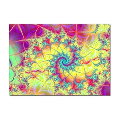 Fractal Spiral Abstract Background Sticker A4 (100 Pack) by Ravend