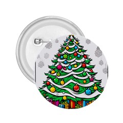 Christmas Tree 2 25  Buttons
