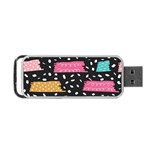 Art Pattern Design Wallpaper Background Print Patterns Portable USB Flash (Two Sides)