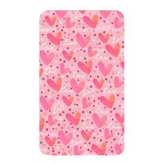 Valentine Romantic Love Watercolor Pink Pattern Texture Memory Card Reader (rectangular)