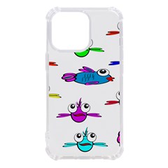 Fish Swim Cartoon Funnycute Iphone 13 Pro Tpu Uv Print Case