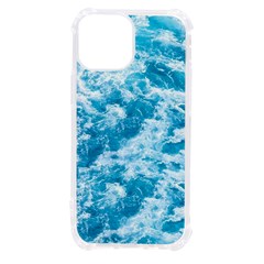 Blue Ocean Wave Texture Iphone 13 Mini Tpu Uv Print Case by Jack14