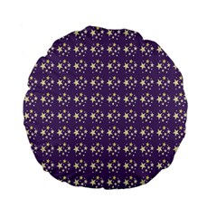 Background Wallpaper Space Universe Pattern Standard 15  Premium Flano Round Cushions by Pakjumat