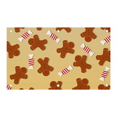 Gingerbread Christmas Time Banner And Sign 5  X 3  by Pakjumat