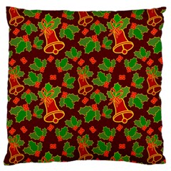 Template Christmas Pattern Large Cushion Case (one Side) by Pakjumat