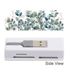 Green And Gold Eucalyptus Leaf Memory Card Reader (stick) by Jack14