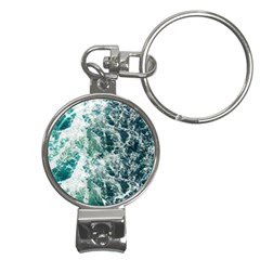 Blue Ocean Waves Nail Clippers Key Chain by Jack14