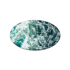 Blue Ocean Waves Sticker Oval (100 Pack) by Jack14