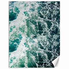 Blue Ocean Waves Canvas 18  X 24  by Jack14