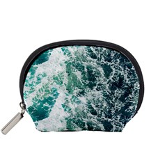 Blue Ocean Waves Accessory Pouch (small) by Jack14