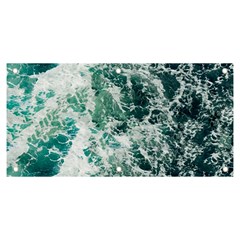 Blue Ocean Waves Banner And Sign 6  X 3  by Jack14