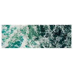 Blue Ocean Waves Banner And Sign 12  X 4  by Jack14