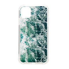 Blue Ocean Waves Iphone 11 Tpu Uv Print Case by Jack14