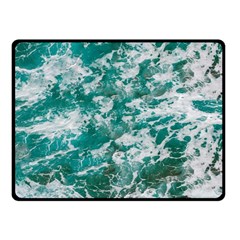 Blue Ocean Waves 2 Fleece Blanket (small) by Jack14