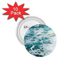 Blue Crashing Ocean Wave 1 75  Buttons (10 Pack) by Jack14