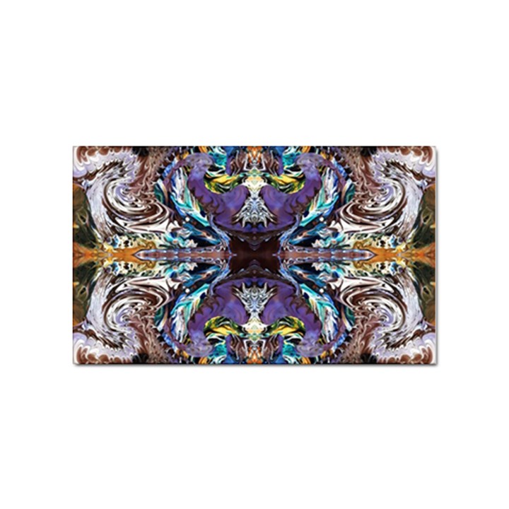  violet symmetry Sticker Rectangular (10 pack)