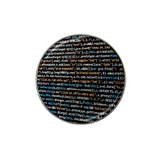 Close Up Code Coding Computer Hat Clip Ball Marker (4 Pack) by Amaryn4rt