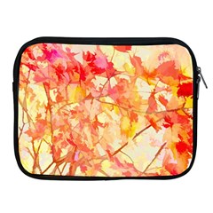 Monotype Art Pattern Leaves Colored Autumn Apple Ipad 2/3/4 Zipper Cases by Amaryn4rt