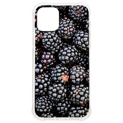 Blackberries-background-black-dark Iphone 12/12 Pro Tpu Uv Print Case by Amaryn4rt