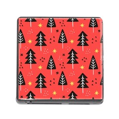 Christmas Christmas Tree Pattern Memory Card Reader (square 5 Slot) by Amaryn4rt