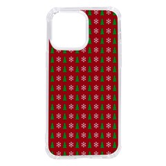 Snowflake Christmas Tree Pattern Iphone 14 Pro Max Tpu Uv Print Case by Amaryn4rt