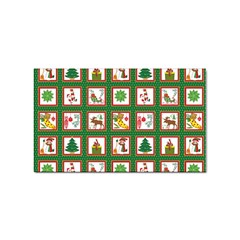 Christmas-paper-christmas-pattern Sticker Rectangular (10 Pack) by Amaryn4rt