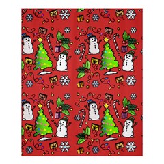 Santa Snowman Gift Holiday Christmas Cartoon Shower Curtain 60  X 72  (medium)  by Amaryn4rt