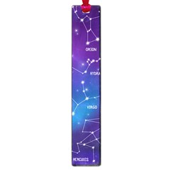 Realistic-night-sky-poster-with-constellations Large Book Marks by Amaryn4rt