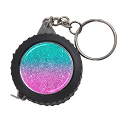 Pink And Turquoise Glitter Measuring Tape by Sarkoni