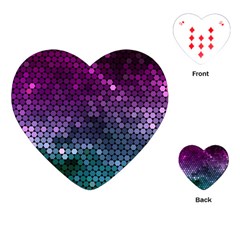 Digital Abstract Party Event Playing Cards Single Design (heart)