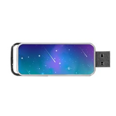 Stars Sky Cosmos Galaxy Portable Usb Flash (one Side) by Pakjumat