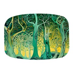 Nature Trees Forest Mystical Forest Jungle Mini Square Pill Box by Pakjumat
