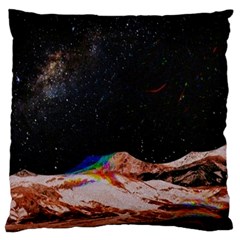 Retro Vintage Space Galaxy Standard Premium Plush Fleece Cushion Case (one Side) by Pakjumat