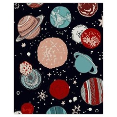 Space Galaxy Pattern Drawstring Bag (small) by Pakjumat