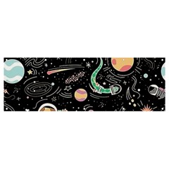 Animals Galaxy Space Banner And Sign 12  X 4  by Pakjumat