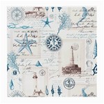 Nautical Lighthouse Vintage Postcard French Writing Medium Glasses Cloth (2 Sides)