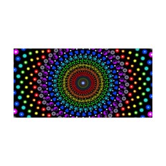 3d Psychedelic Shape Circle Dots Color Yoga Headband by Modalart