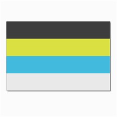 Bigender Flag Copy Postcard 4 x 6  (pkg Of 10) by Dutashop