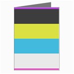 Bigender Flag Copy Greeting Card Left