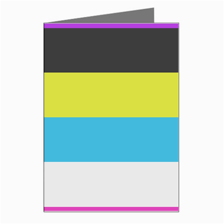 Bigender Flag Copy Greeting Card