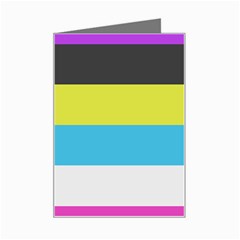 Bigender Flag Copy Mini Greeting Card by Dutashop