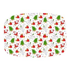 Christmas Santa Pattern Tree Mini Square Pill Box by Sarkoni